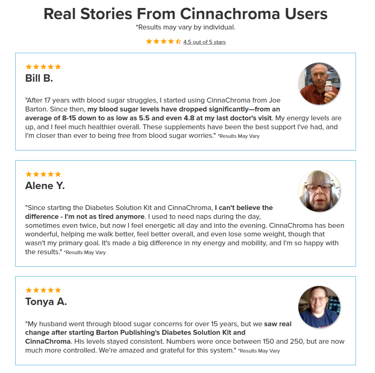 CinnaChroma - customer reviews