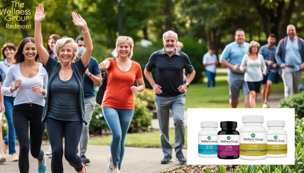 Happy, healthy customers using high-quality health supplements from The Wellness Group Redmond Happy, healthy customers using high-quality health supplements from The Wellness Group Redmond
